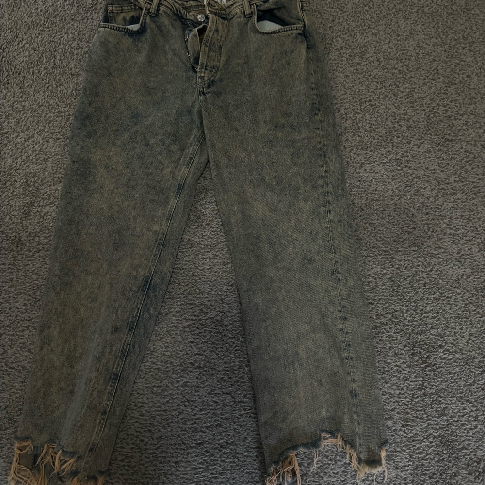 Free people button fly jeans